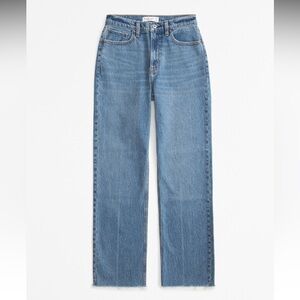 Abercrombie High Rise Vintage Straight Jean